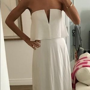 Gorgeous size 4 BCBG white maxi